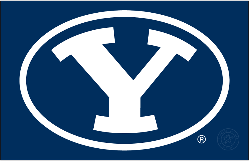Brigham Young Cougars 2014-Pres Primary Dark Logo diy iron on heat transfer
